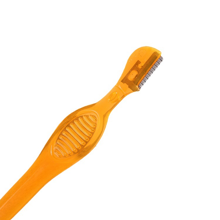 Mini Portable Beauty Eyebrow Knife Stainless Steel Women's Eyebrow Razor Sharp Seat Belt Cover Zhibing Eyebrow Razor