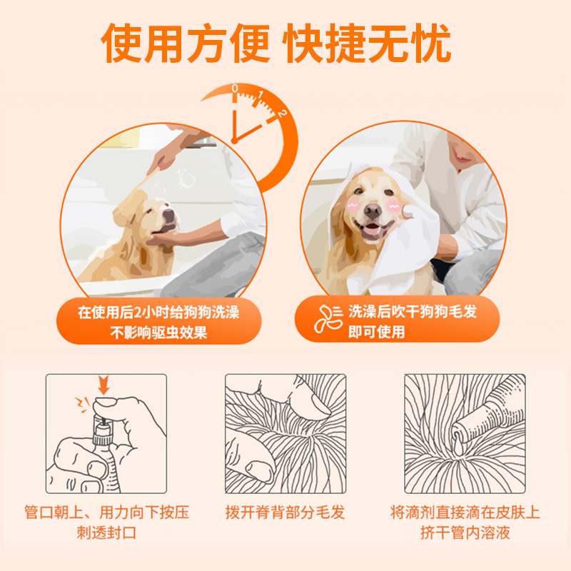 [Anti-Counterfeiting Can Be Checked] Shuoreng Pampering Cat Repellent Internal and External Insect Repellent Drops for Kittens and Puppies, Cat Insect Repellent