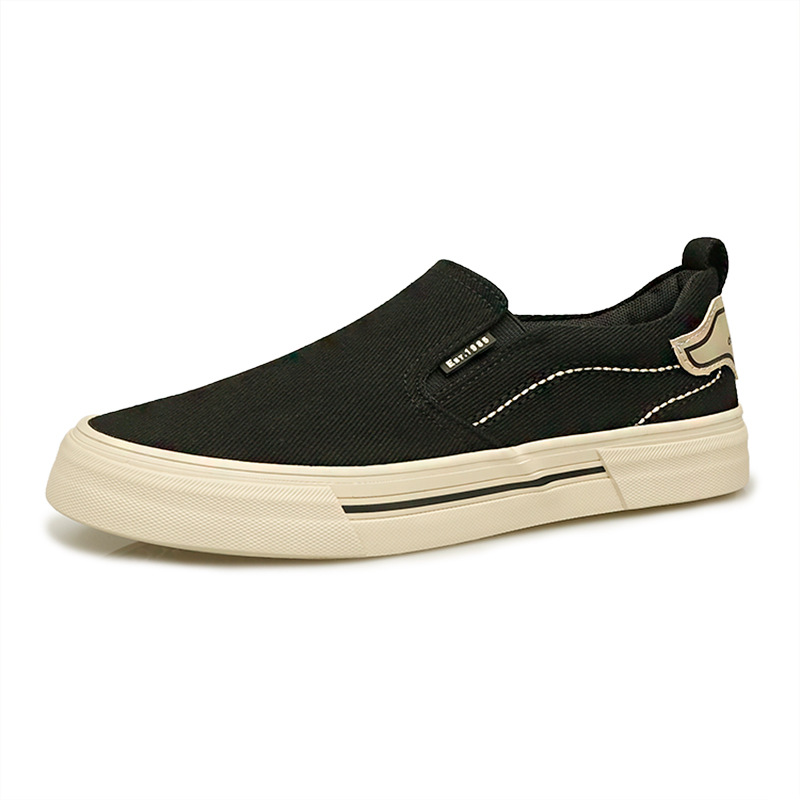 Flash 24810 Autumn Men's Canvas Shoes Casual Breathable Trendy Comfortable Soft Bottom Cloth Shoes Fashionable Low-top Men's Shoes