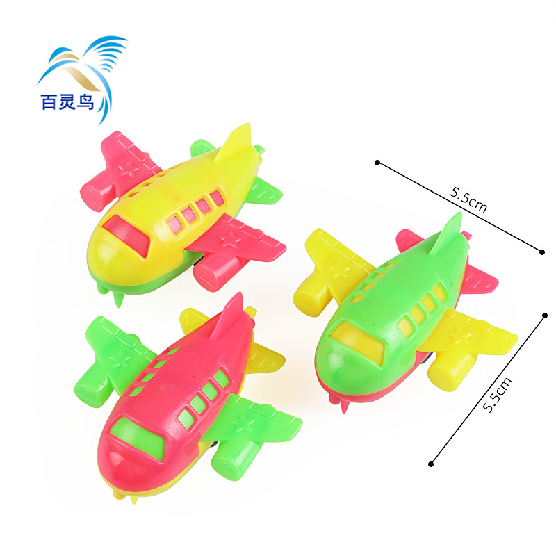 Factory wholesale supply mini taxi plane small toys kindergarten gifts food gifts accessories around the school