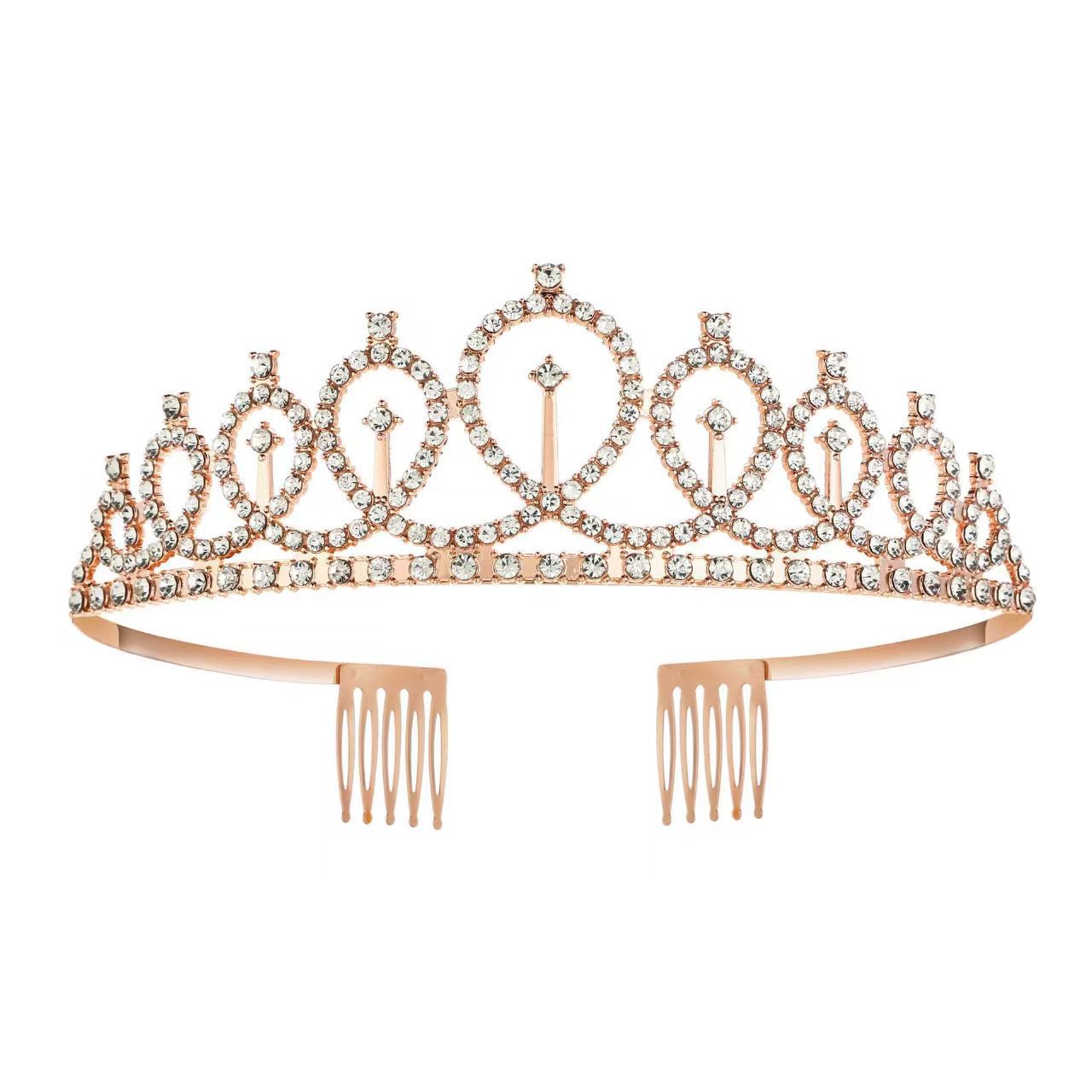 European and American Cross-Border Party Rhinestone Birthday Crown Headband Bridal Hair Accessories One-Year-Old 18 Digital Birthday Headband Accessories