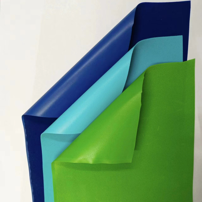 Pvc Flocking Cloth Roll Material Air Film Flocking Cloth Inflatable Fabric Non-Woven Fabric Flocking Fabric Roll Processing Wholesale