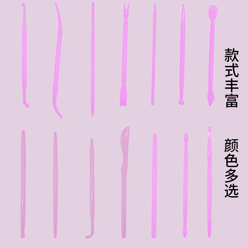 Cross-Border Clay Shaping and Carving Tool Set Stone Plastic Clay Soft Pottery Clay DIY Cutting Mold Plasticine Tool Set