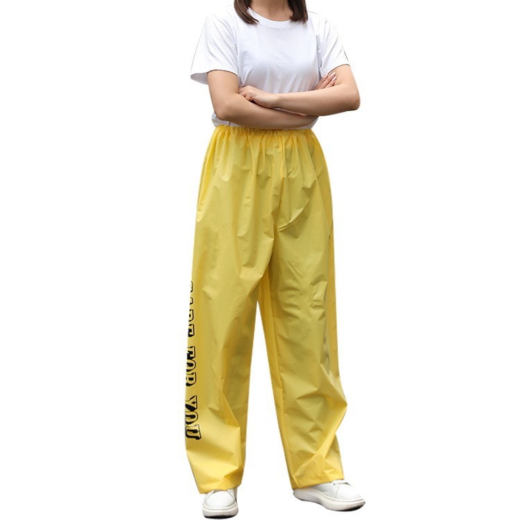 Single Rain Pants Long Thickeneded Outdoor Portable Non-Disposable Men's and Women's Rain Pants Hiking Rafting Half Body Wholesale Purchase