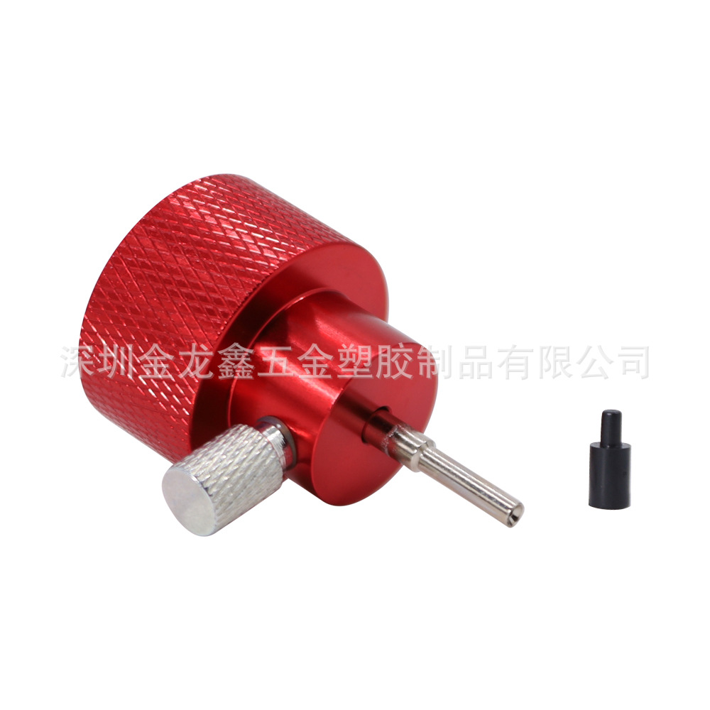 Cross-Border New Upgraded Integrated Red Propane Connector Gas Cylinder Inflation Valve Af Inflation Connector with Deflation Function