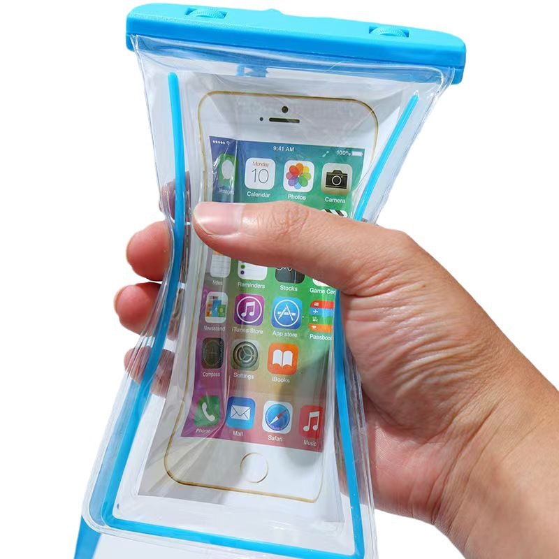 Outdoor Mobile Phone Waterproof Bag, Luminous PVC Transparent Sealed Diving Cover, Floating Touch Screen Swimming Equipment Mobile Phone Case