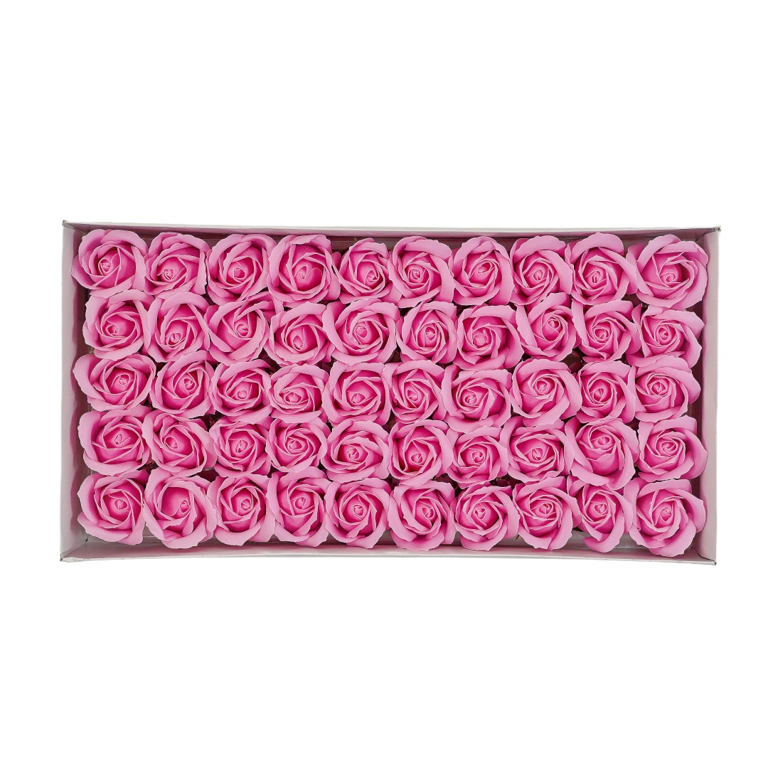 Soap Flower Festival Three-Layer Flower Head Rose Artificial Flower Soap Flower Eternal Flower Five-Layer Manufacturer Bouquet Gift Box