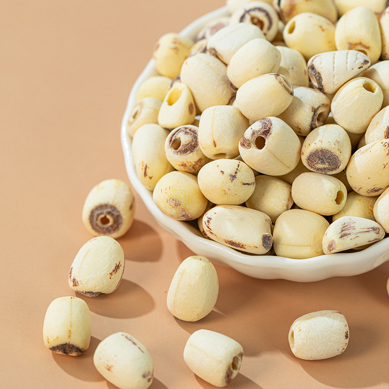 Anhui Zishantang Authentic Xiangtan Core-Free White Lotus Seeds 500g Bottled Oem Supports Oem Customization and Dropshipping