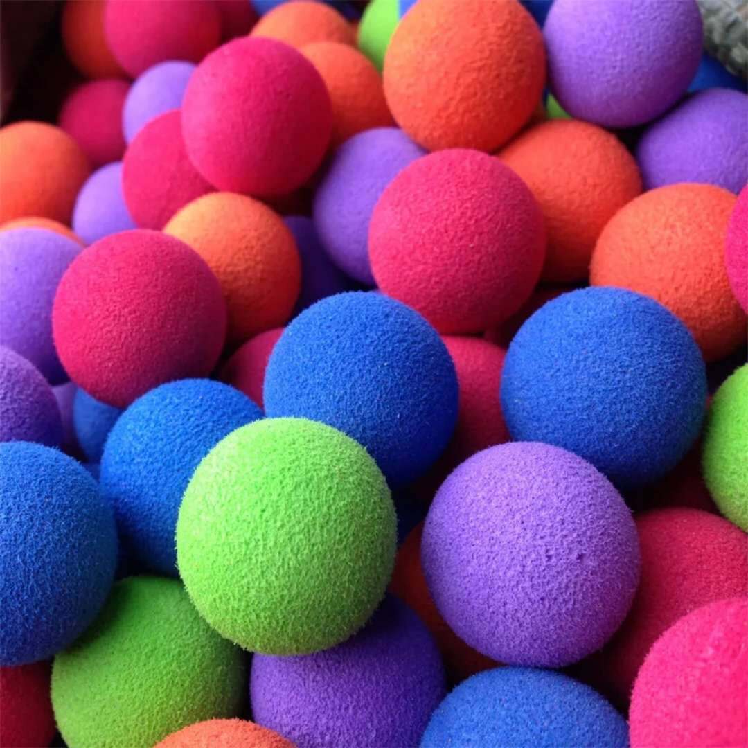 Eva Foam Balls Hit Me Duck Refill Bullet Plant Vs. Zombie Soft Bullet Foam Sponge Bullet Ball Ejection