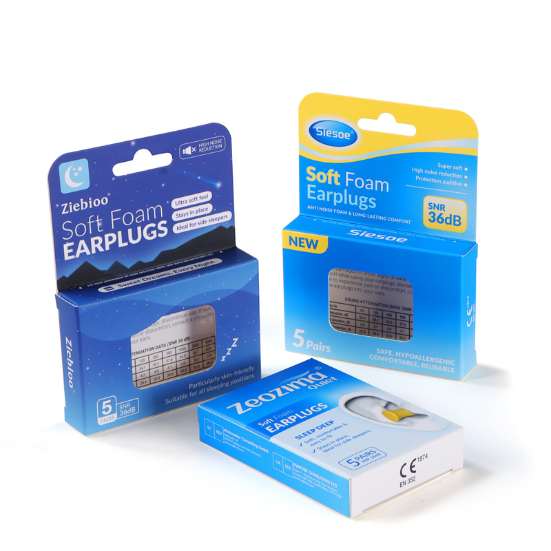 Packaging Color Box Custom White Cardboard Box Window Type Empty Box Custom 3C Digital Product Headphone Hook Box Printing