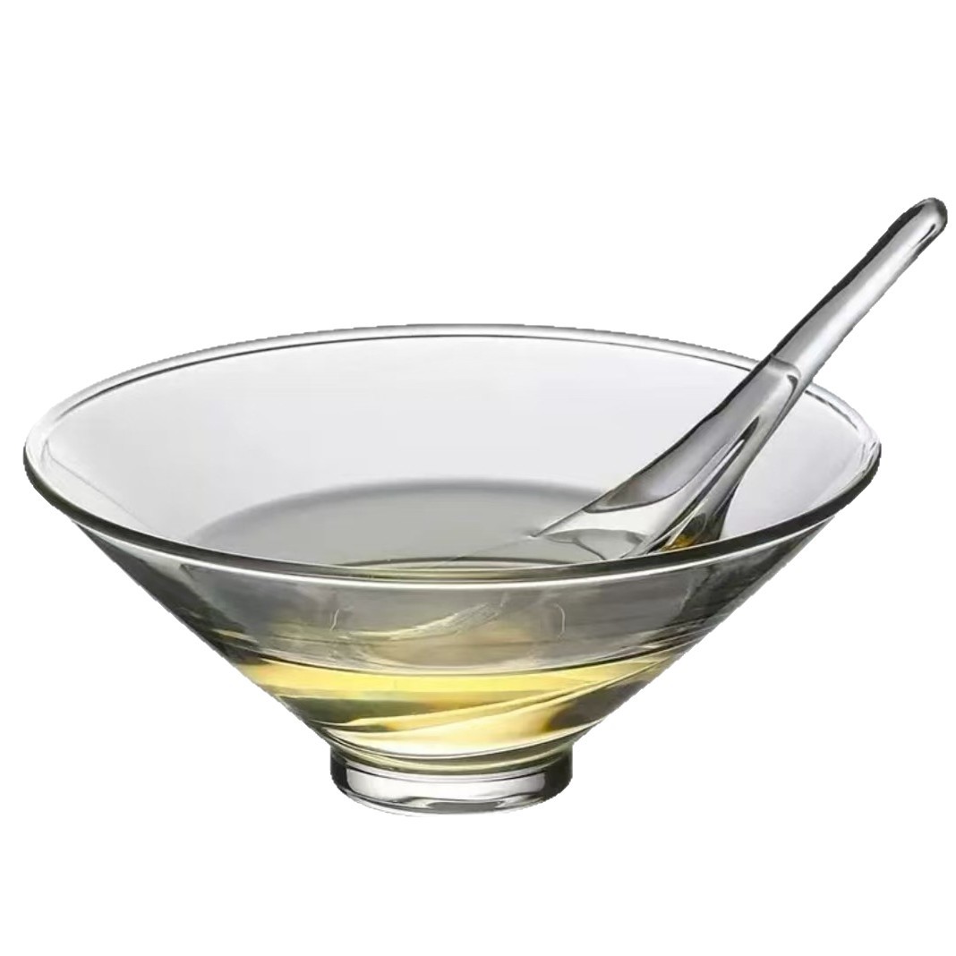 Transparent Glass Tea Bowl Tea Set Single Kung Fu Small Tea Cup Master Cup Tea Bowl Single Cup Tea Cup Bamboo Hat Tea Cup
