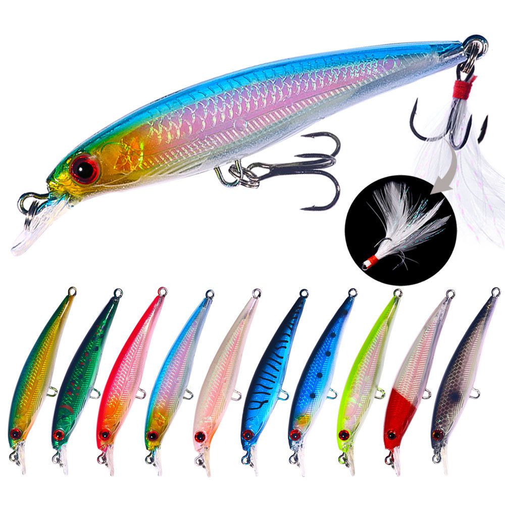 Mino Bait Wholesale Crazy Mackerel Mino Hengjia Laser 9Cm7G Set Luya Bait Fish Bait Luya Hard Bait Wholesale