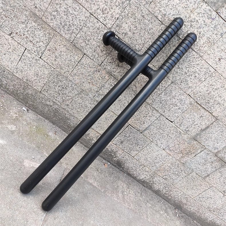 Pc Protective Stick, T-Shaped Stick, T-Shaped Stick, Self-Defense T-Stick, Rubber Stick, Security Equipment, Security Supplies, Riot Stick