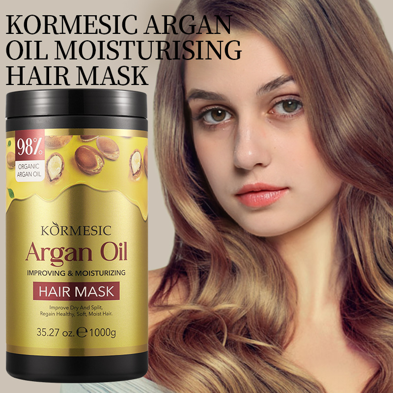 Kormesic Full English Argan Oil Hair Mask Hair Mask Cross-Border Export Hair Care Manufacturer Wholesale