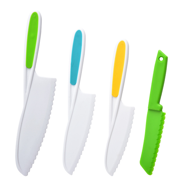 Children's plastic knife melon and fruit peeler knife fruit and vegetable knife does not hurt hands kindergarten early education special children's fruit toy knife