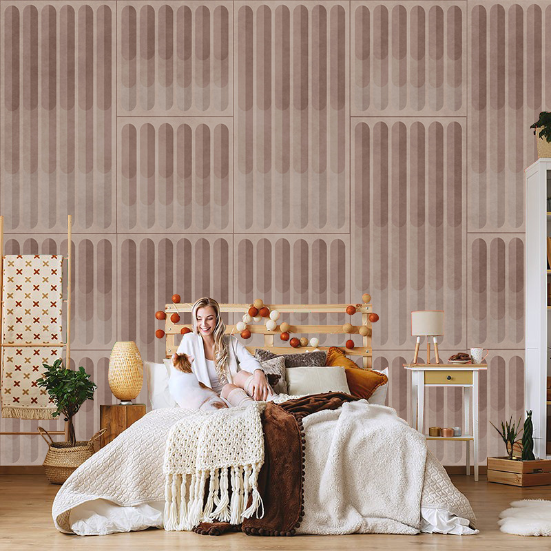 Nordic Minimalist Living Room Tv Abstract Mural Homestay Geometric Wall Wallpaper Light Luxury Bedroom Background Wall Film and Television Wall Covering