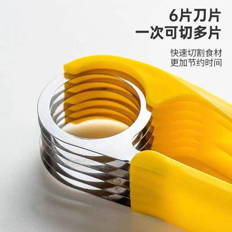 Stainless Steel Banana Slicer for Slicing Ham Sausage, Fruit Platter Tool for Dividing and Cutting Bananas