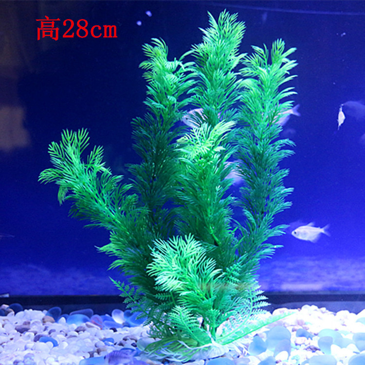 Fish Tank Decoration, Simulated Aquatic Plants, Aquatic Landscaping, Fake Aquatic Plants Decoration, Soft Aquatic Plants, Plastic Aquatic Plants Green