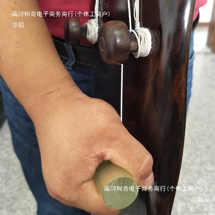 Guqin Stringer Solid Pu Stringing Stick Ebony Elastic Stringing Stick Non-Slip Steel String Ice String Silk String Universal