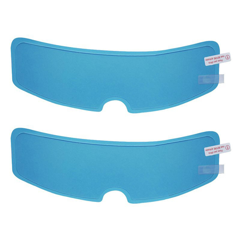 Helmet Rainproof Film Windshield Lens Sticker Universal Durable High Definition Inner Anti-Fog Outer Waterproof Film Patch