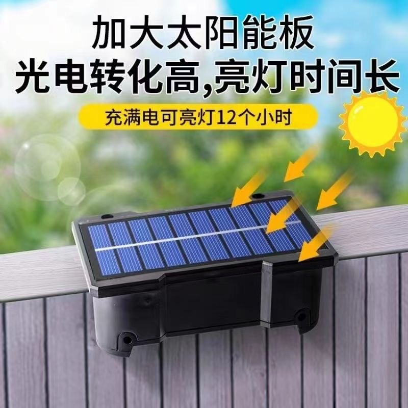 [New Highlight] Solar Spotlights Home Atmosphere Wall Washer Outdoor Wall Decoration Garden Courtyard Layout