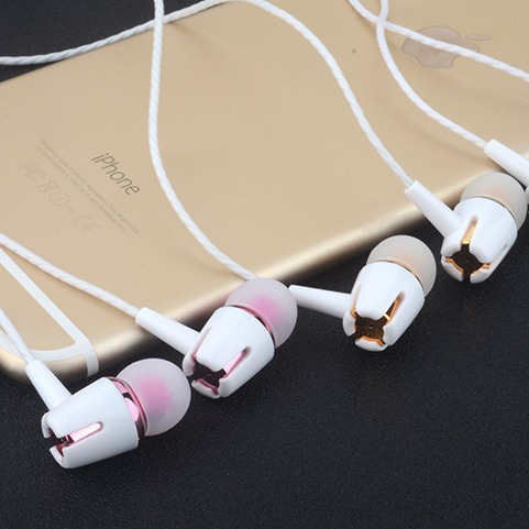 Wholesale cross-border wired microphone 3.5mm in-ear sports earplugs earplugs sports gaming subwoofer headphones