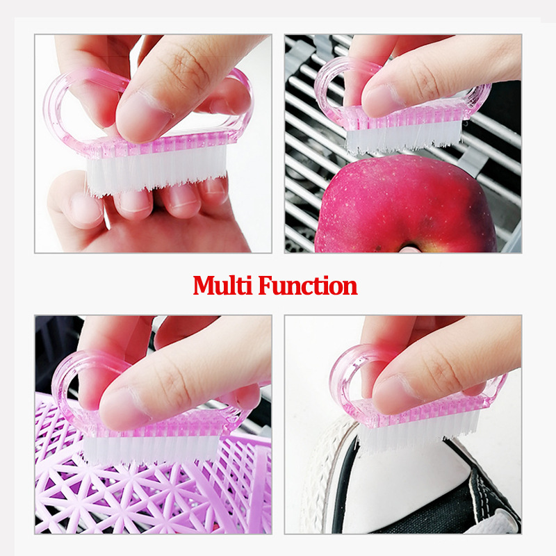 Nail art multifunctional cleaning brush horn brush small size dust brush nail brush text play brush factory direct sales