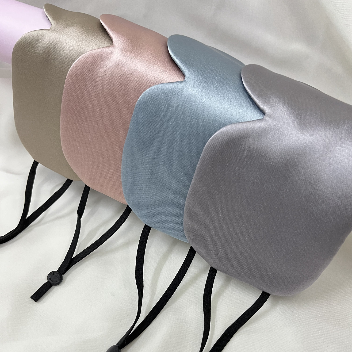 Silk Eye Mask for Light-Blocking Sleep, Special Ear-Hanging Breathable Mulberry Silk to Relieve Eye Fatigue While Sleeping