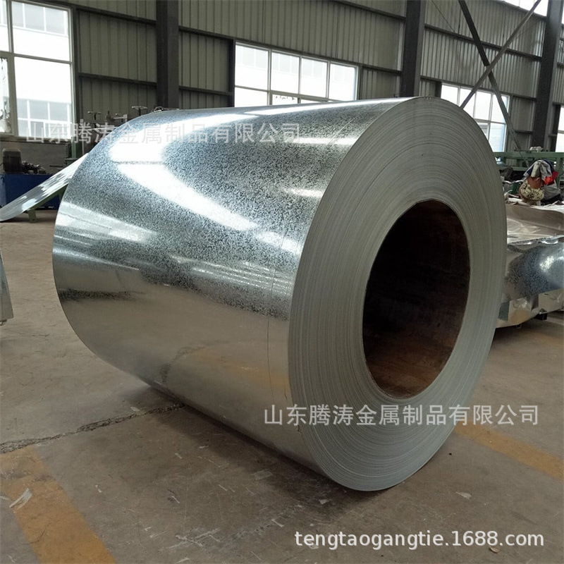 Hot-Dip Galvanized Sheet 0.5-6.0mm High Zinc Layer Z275 Grams Flowered Galvanized Sheet Slitting Ventilation Pipe Galvanized Roll