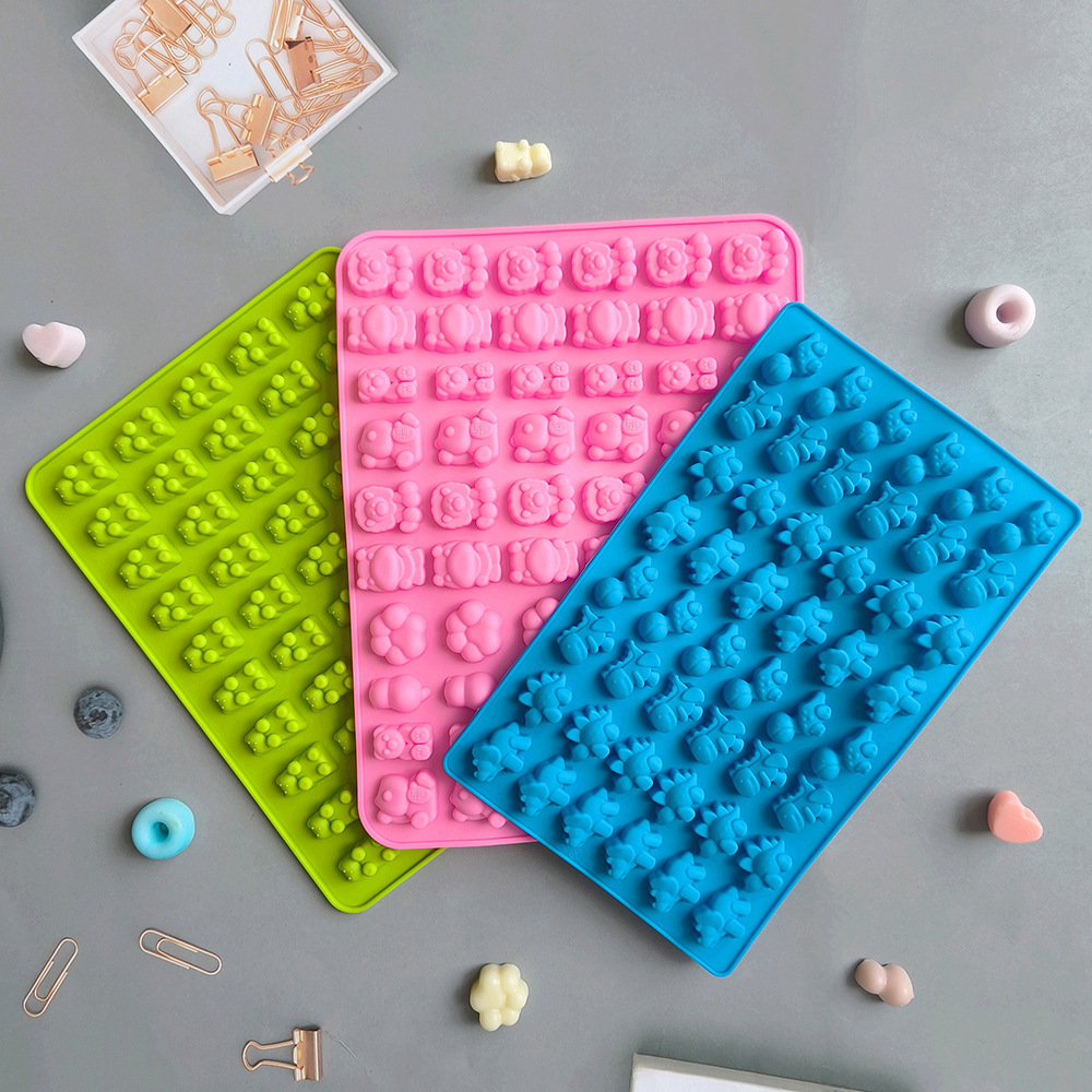 Bear Donut Love Chocolate Fudge Silicone Mold Non-stick DIY Dessert Cookie Cake Baking Mold