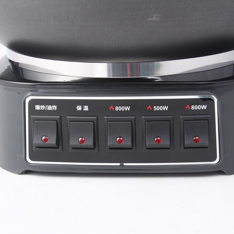 Xiaxin Factory Wholesale Household Cast Iron Multifunctional Electric Hot Pot and Steamer with High Power for Steaming on Top and Cooking on the Bottom