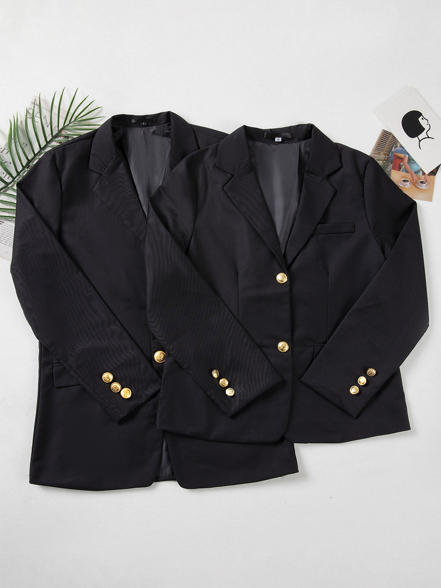 Japanese-Style Jk College Wind Blazer Autumn Casual Commuting Suit Class Uniform Sports Event National Day Activity Student Outfit