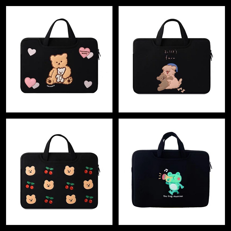 Japanese and Korean cross-border wholesale computer bag portable girl cute apple Huawei 13.3-inch/14-inch/15.6/16-inch