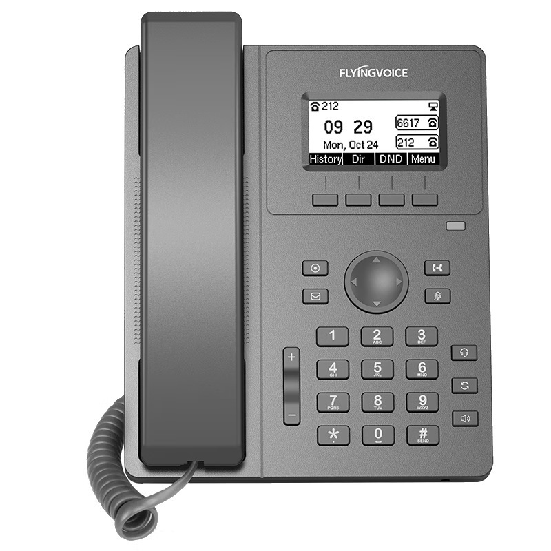 Flying Voice Era Сетевой IP телефон P10 LAN Внутренний телефон Цветной экран P11