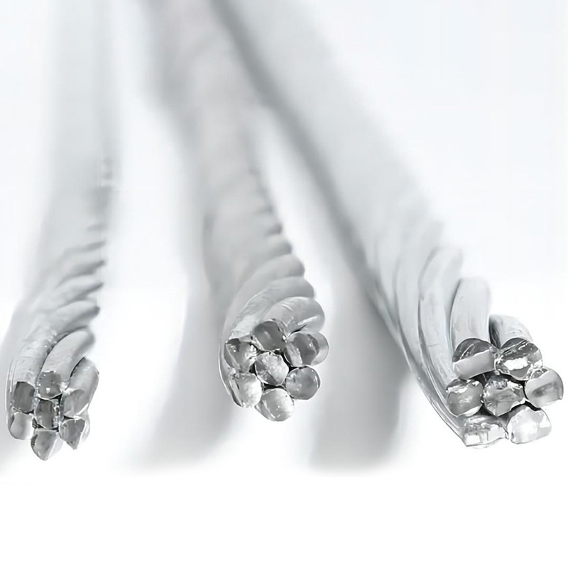 Hot-Dip Galvanized Steel Wire Rope 1X7 9.6mm 1X19 12.7 11.5 Wire Cable Steel Wire Rope for Power and Communication