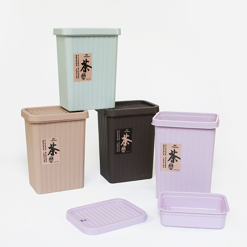 Wet and Dry Separation Tea Residue Bucket Waste Water Bucket Household Accessories Tea Filter Trash Can Square Tea Tray Drainage Tea Bucket
