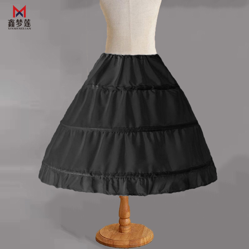 Children's Pirons Lolita Adjustable Fishbone Support Lolita Flower Children's Dress Petticoat Factory Own Quality and Excellent Price