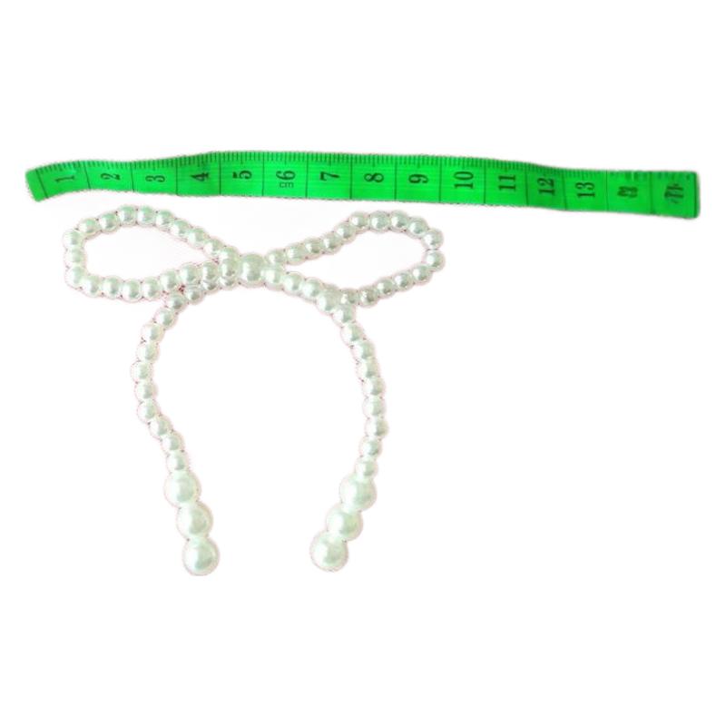 Japanese and Korean jewelry clothing imitation pearl bow accessories shoes and hats hair accessories wedding dress clothing bags decorative accessories wholesale