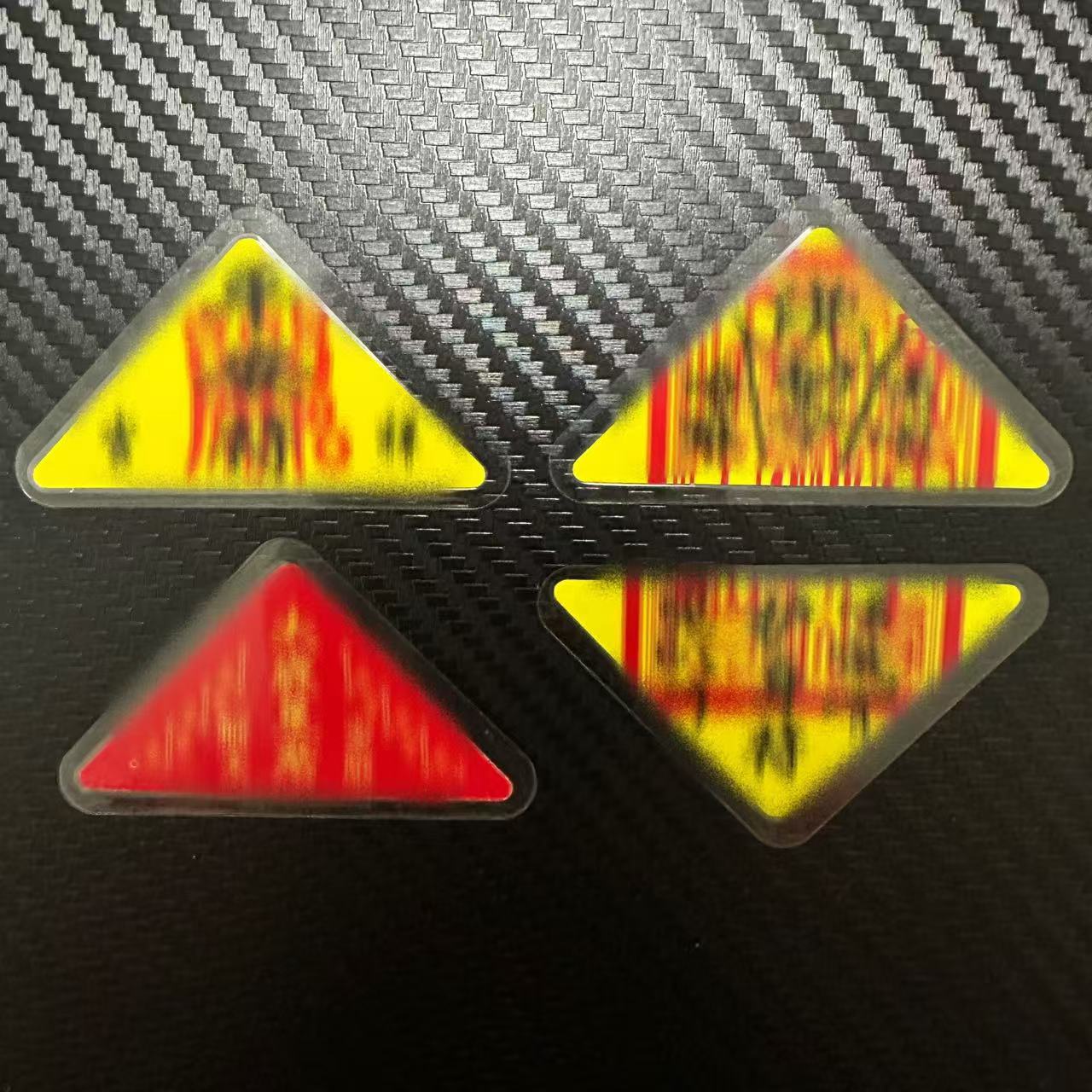 Совершенно новая утолщенная пластиковая треугольная карта с закругленными углами, усовершенствованная версия треугольной удачи