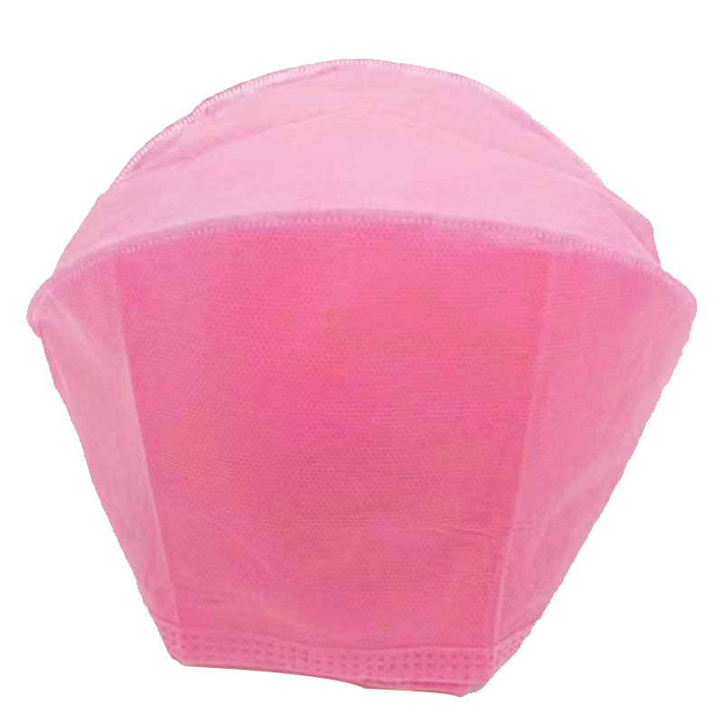 Medical Cap Disposable Doctor Cap Non-Woven Surgical Cap Pink Nurse Work Cap Round Cap Dustproof Hood
