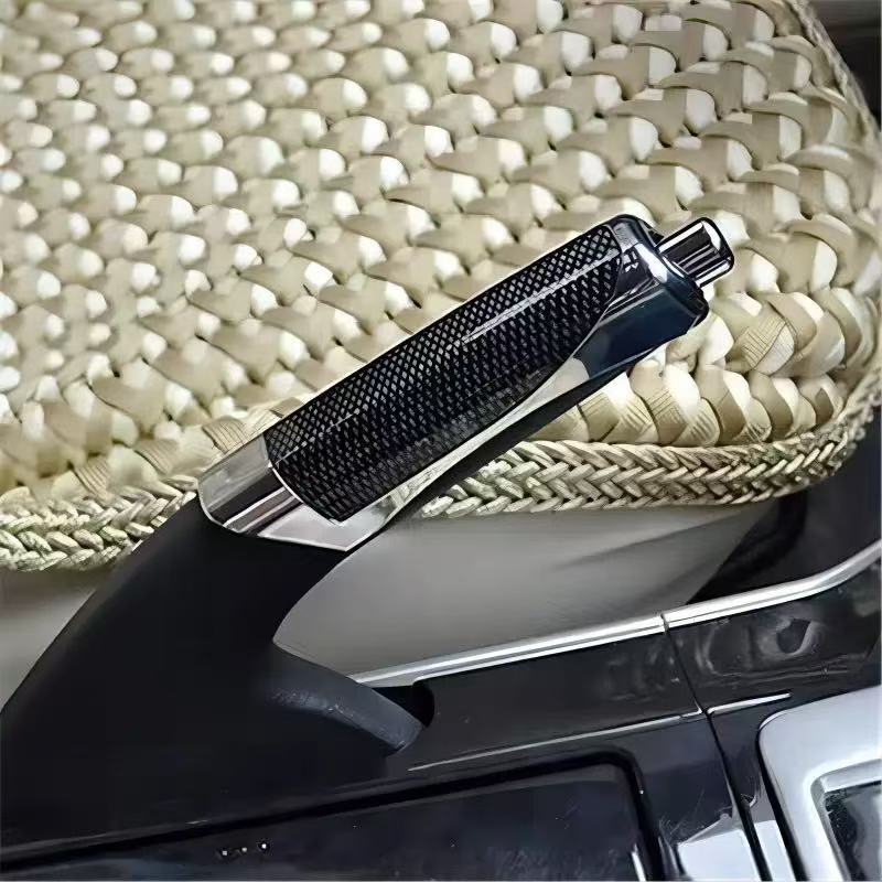 Cross-Border Hot-Selling Car Handbrake Cover Modified Handbrake Cover Decorative Cover Handbrake Handle Decorative Car Carbon Fiber Pattern Handbrake Cover