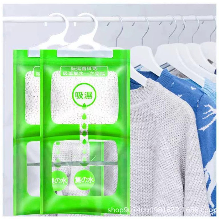 Dehumidification Bag Absorbs Moisture, Prevents Moisture and Mildew, Desiccant, Indoor Wardrobe, Room Dormitory, Students Can Hang to Remove Moisture