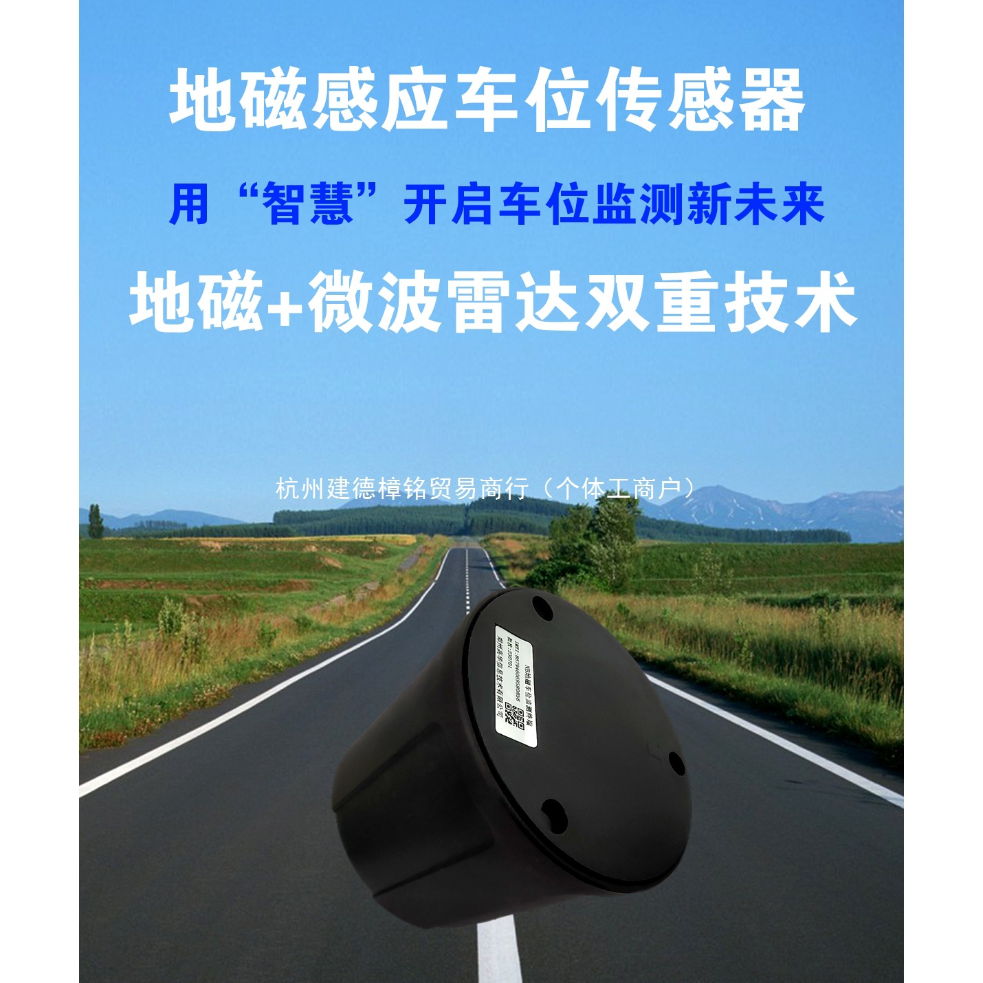 Nb Wireless Geomagnetic Parking Sensor Radar Underground Detection Sensor Lora Parking Lot Parking Guidance System