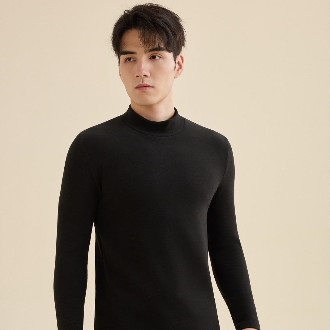 26 Years New Model Silk Wool Thermal Underwear Men's Top 10A Antibacterial Men's Autumn and Winter Clothing Body Shaping Base Layer Shirt