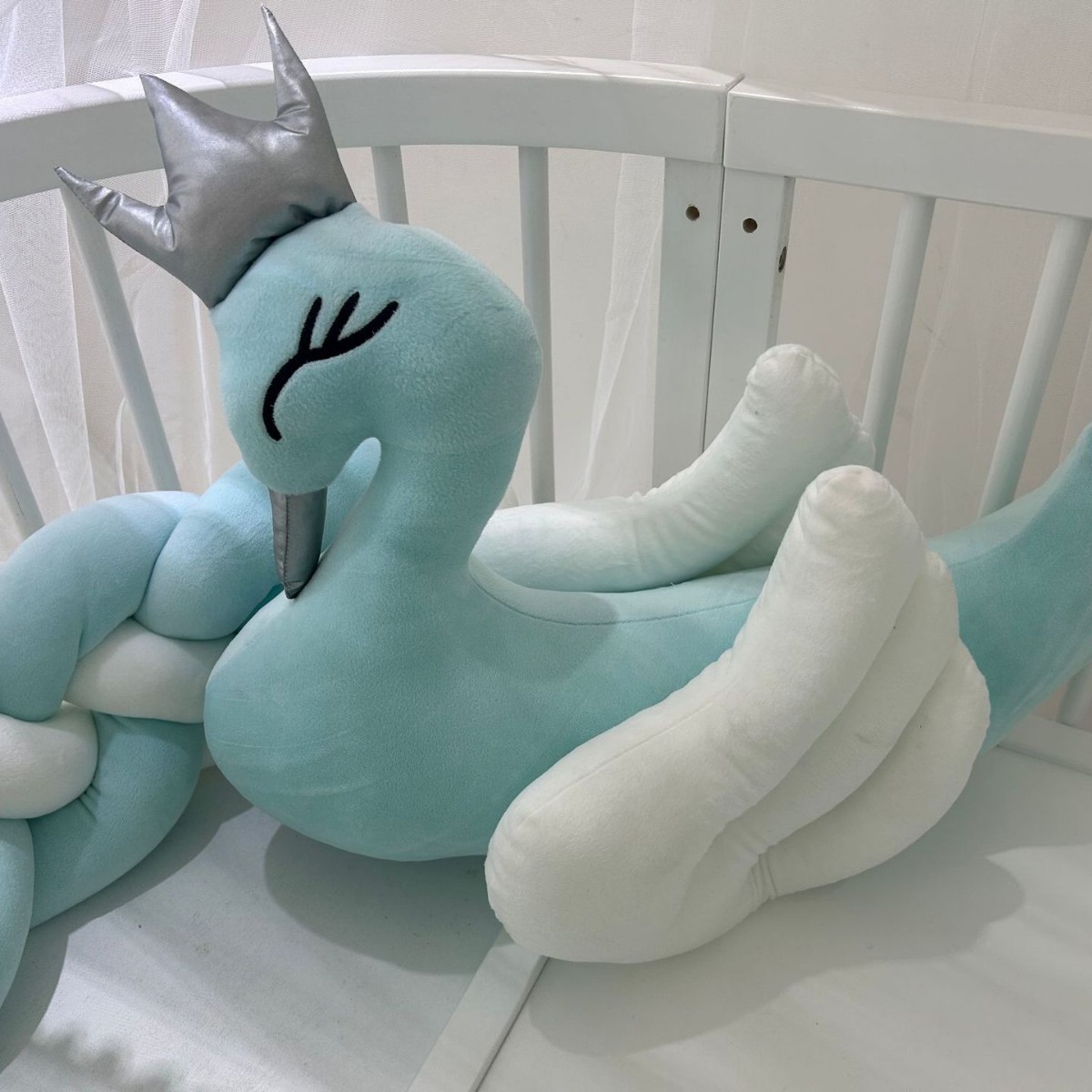 Ins Style Kidsren's Infant Pillow Pillow Star Crown Soft Soothing Pillow Kidsren's Room Decoration