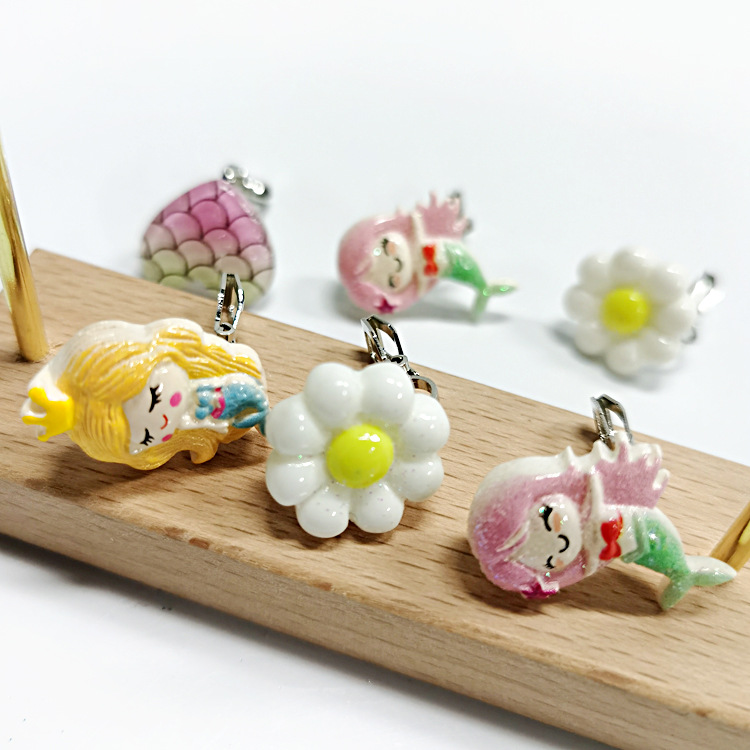 [Can] Cross-Border Cute Cartoon Ear Clips Without Pierced Earrings Mermaid Unicorn Ear Clips Factory Direct Sales
