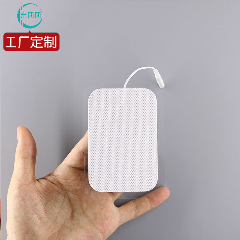 Электродный массажный пластырь 6*9 см для физиотерапии, средне- и низкочастотная электротерапия, цифровой меридианный массажер, гелевый электродный пластырь