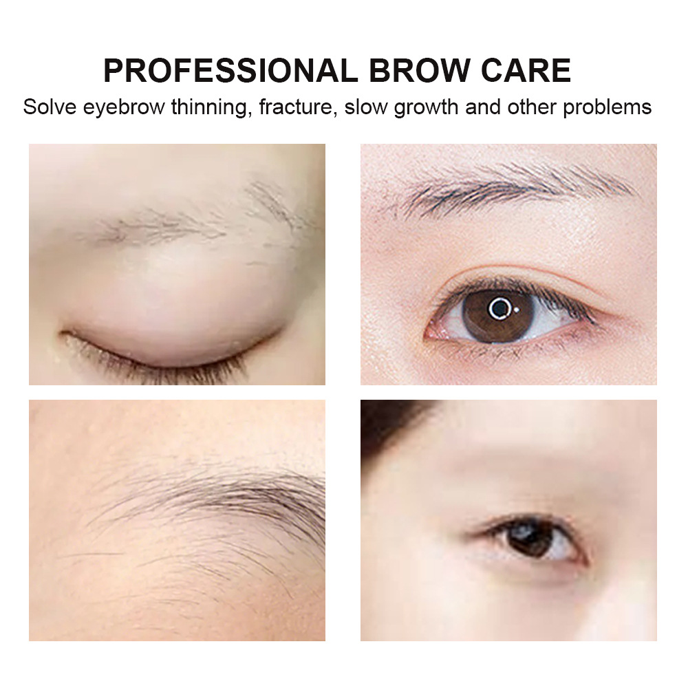 Cross-Border Eyebrow Growth Serum, Eyebrow Thickening Growth Aid Essential Oil, Body Hair Growth Serum