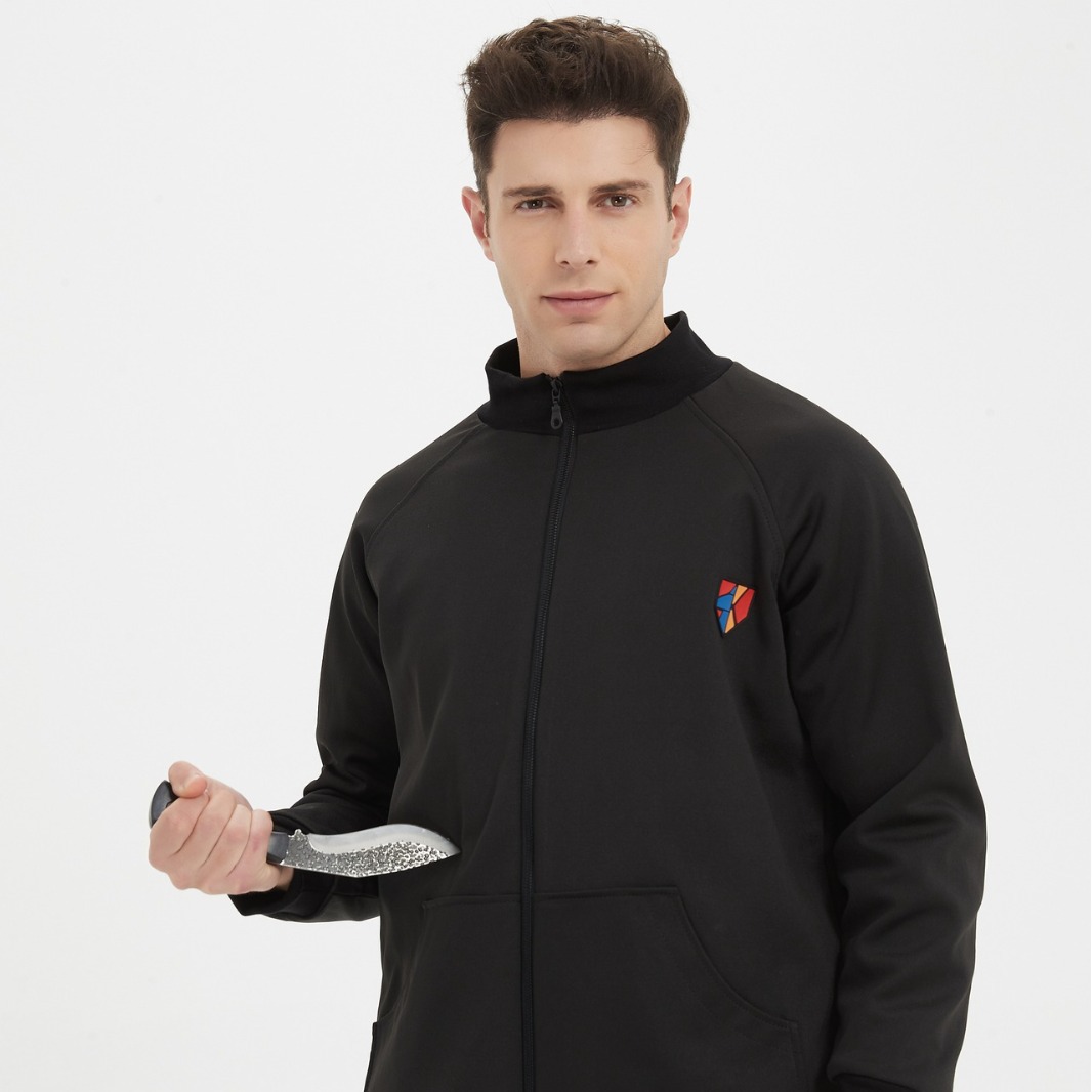 Covert Stab-Proof Clothing, Lightweight, Breathable, Quick-Drying Self-Defense Jacket, Patented Product, a Daily Self-Defense Clothing Leader Outfit