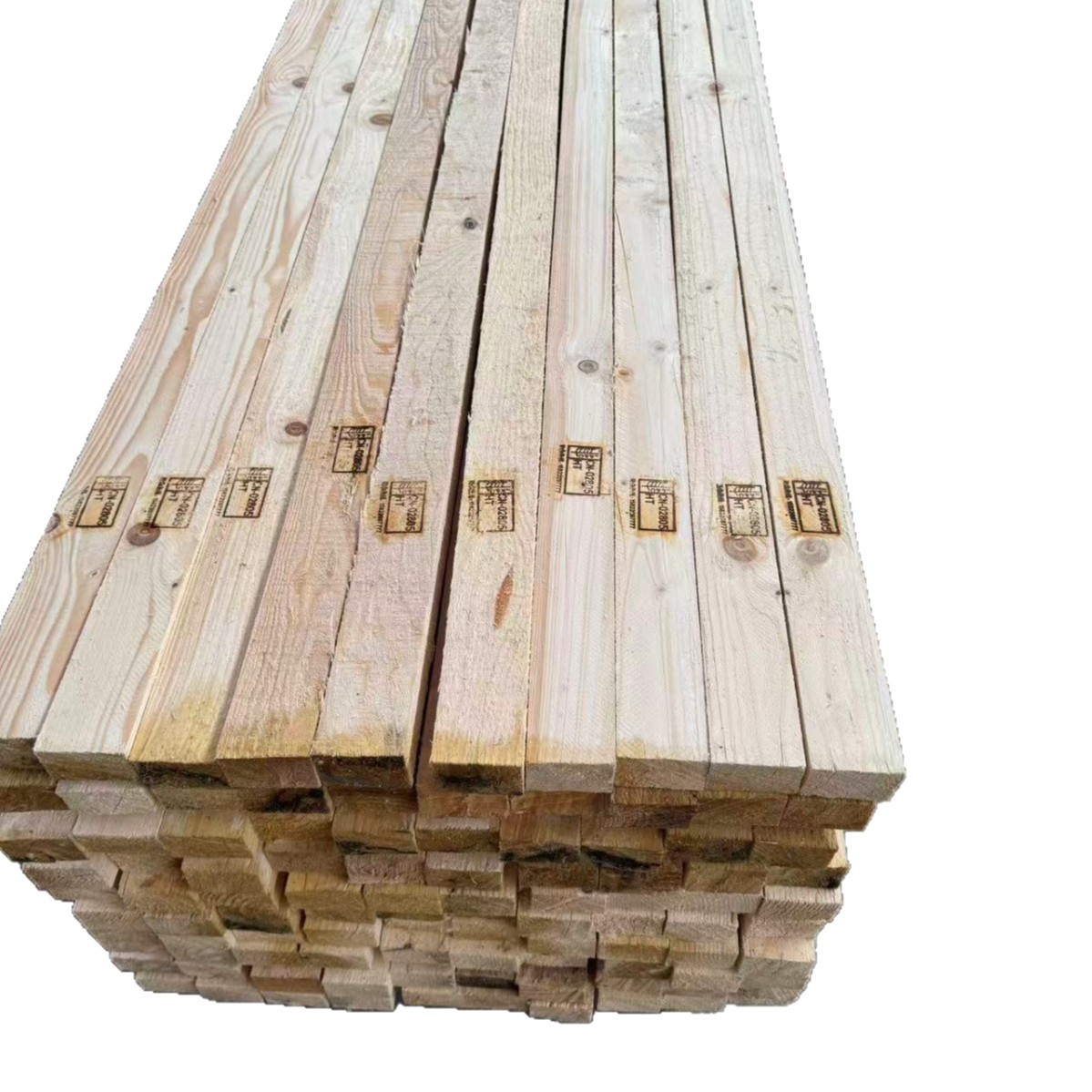 Customized Fixed-Length Fumigation Wood Squares, Fumigation Wood Strips, Fumigation Wood Solid Wood枕木垫木